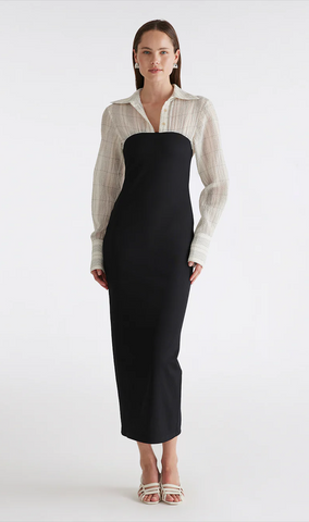 ANNA QUAN (LN) Austen maxi shirt dress! 8-10