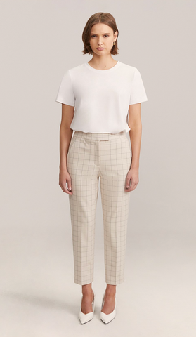 SABA (LN) Alena check slim leg pant! 8