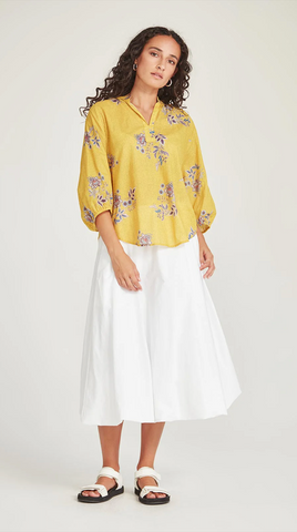 SILLS (LN) NZ - Erika floral cotton voile blouse! 14