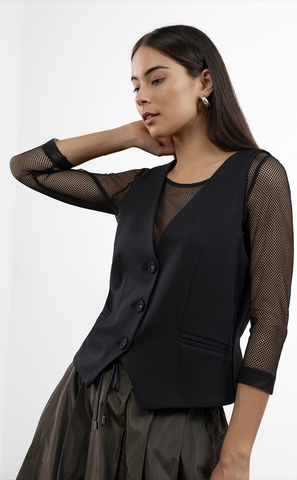 REPERTOIRE "Lea" black waistcoat! 16