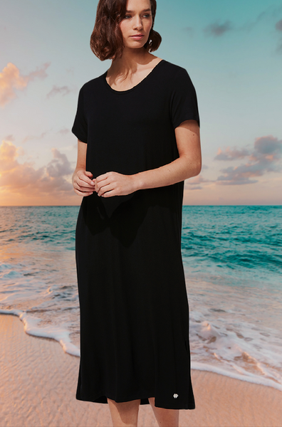 WILD SOUTH - Soft drapey viscose midi dress! 14