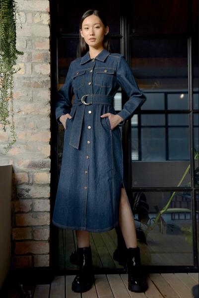 COOPER By Trelise (LN) "Dressing around" denim dress! 14