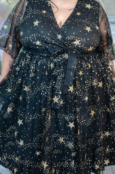 FRIDAY FLAMINGO (BN) "Aurora" glitter star dress! 14