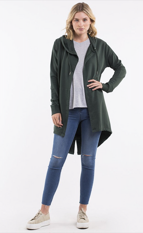 SILENT THEORY - Ashleigh green hooded cardi! 12