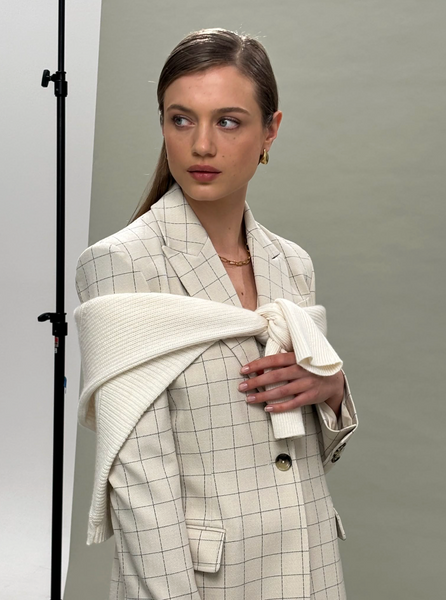 SABA - Alena check blazer! 8