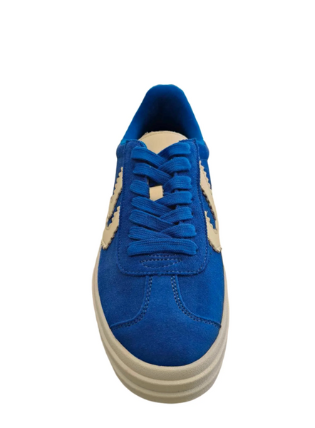 ALFIE & EVIE (LN) "Ignite" leather sneakers - Electric blue! 38