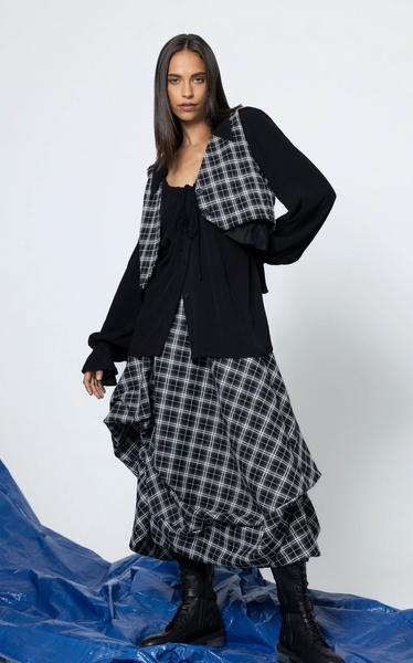 LOUNGE By Repertoire (NZ) Monochrome vest! 10-12