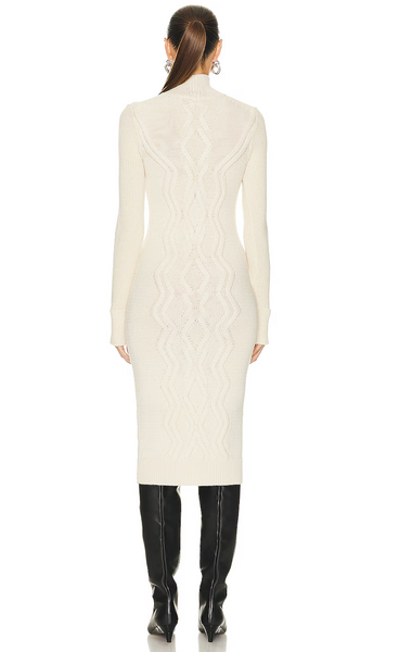 ISABEL MARANT (LN) "Adrienne" merino cable knit dress! 10