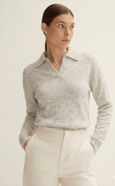 TRENERY - Alpaca + merino half placket pullover! 14
