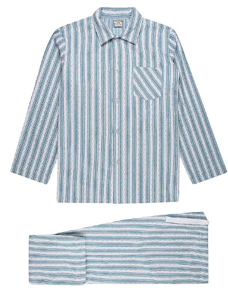 SWANSDOWN (LN) Cotton PJ set - Teal! 10-12