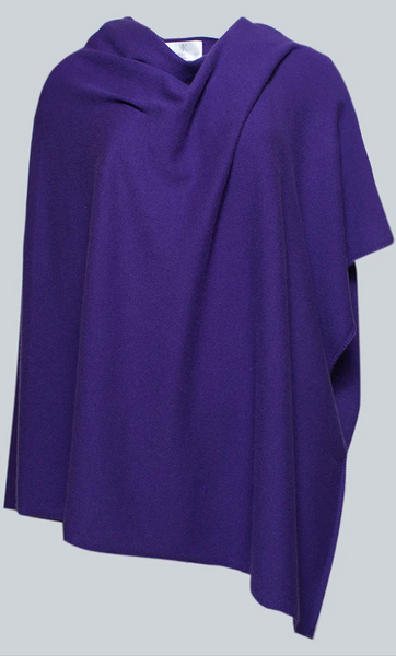 ANNA KRISTINE (LN) Cashmere knit poncho! 8-16