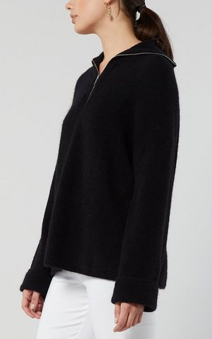 SILLS - Alpaca + merino quarter zip sweater! 14