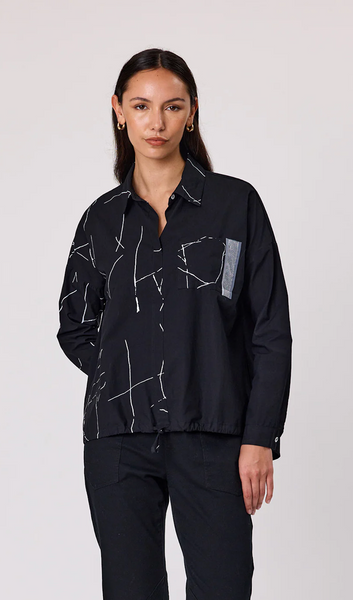 DUO - Moxie tie hem shirt! 8-12