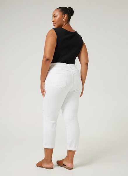JUST JEANS - Amaze knit yoke front boyfriend jean! 18
