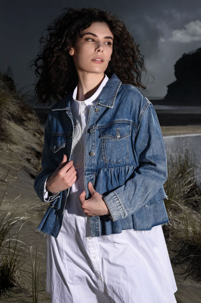CURATE By Trelise "Ruff-le morning" denim jacket! 14
