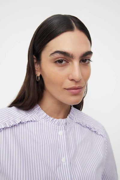 KOWTOW - Lilac stripe Lucie s/s shirt! 12