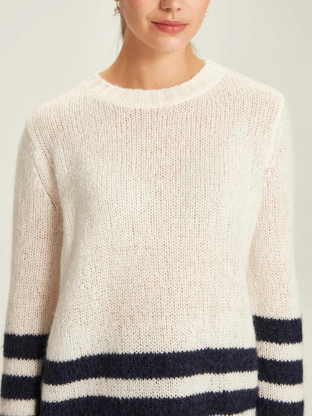 SILLS (LN) Aspen Mohair + wool stripe sweater! 14