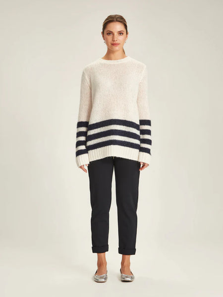 SILLS (LN) Aspen Mohair + wool stripe sweater! 14