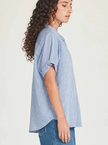 SILLS (LN) FLynn stripe shirt - Blue/white! 14