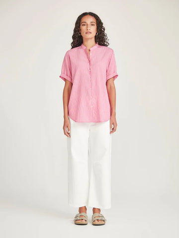 SILLS (NZ)(LN) Flynn stripe shirt - Pink! 14