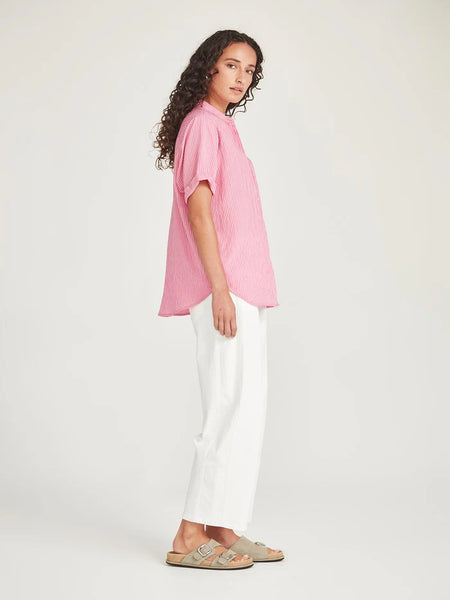 SILLS (NZ)(LN) Flynn stripe shirt - Pink! 14