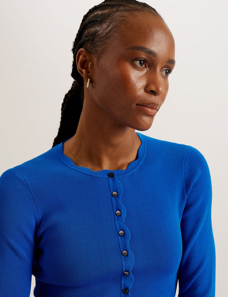 TED BAKER (LN) "KKLara" Scalloped trim cardigan! 8