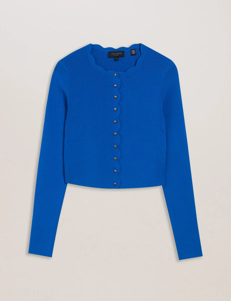 TED BAKER (LN) "KKLara" Scalloped trim cardigan! 8