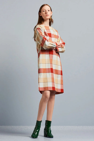KOWTOW - Plaid stance dress + belt! 10