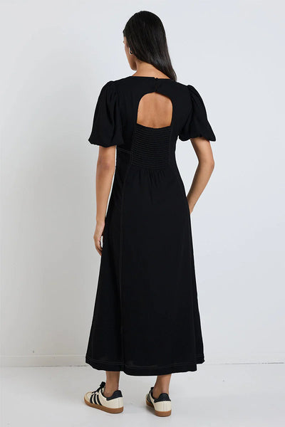 STORIES BE TOLD (BN) "State" linen blend midi dress! 10