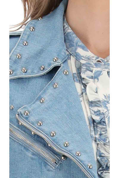 AMAYA (LN) Studded denim jacket! 12