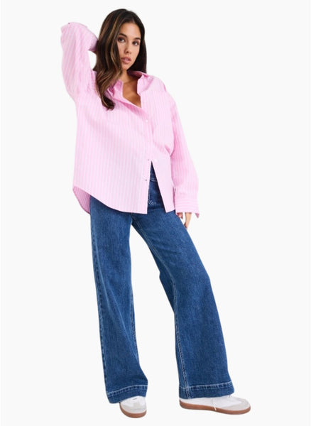 STORIES BE TOLD (LN) Oversized boyfriend shirt! 12-14