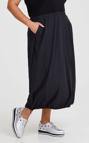 PRETTY BASICS By TS (LN) Drawcord bubble hem skirt! 16