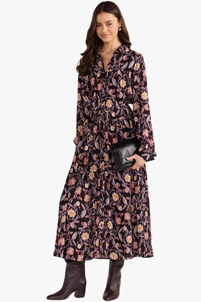 MINK PINK - Regal L/S midi shirt dress! 10-12