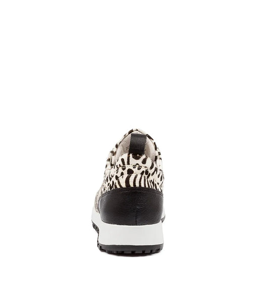TOP END (LN) "Joya" pony fur leather sneakers! 9