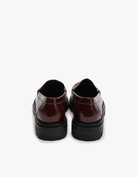 LA TRIBE (LN) Zoe leather woven loafer - Umber! 40