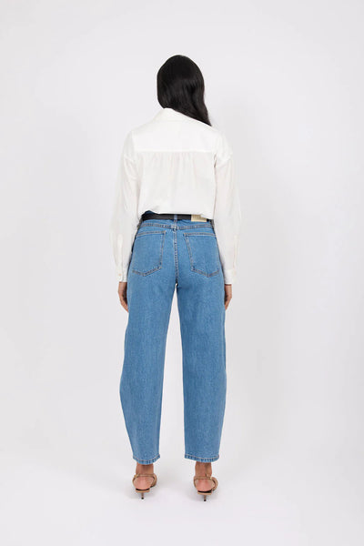 MARLOW - Organic cotton barrel leg jean! 12