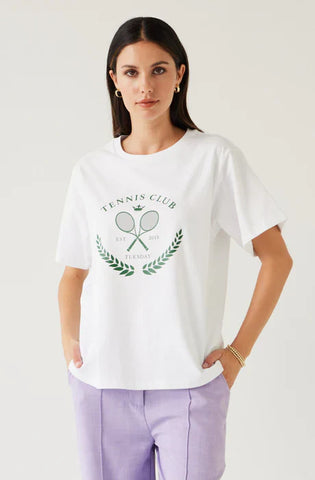 TUESDAY (LN) "Tennis club" band tee! 10-12