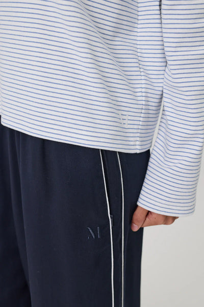 MARLOW (LN) Uno stripe cotton L/S top! 14