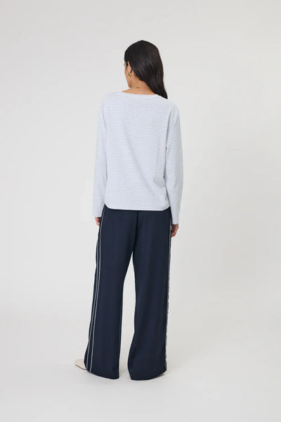 MARLOW (LN) Uno stripe cotton L/S top! 14