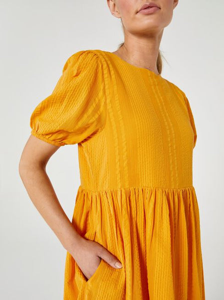 JEANSWEST - Textured cotton dress - Marigold! 12