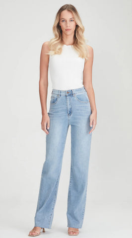 WILDPAIR (JUNKFOOD) High rise wide leg Camden jean! 14