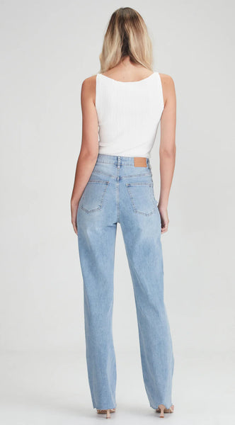 WILDPAIR (JUNKFOOD) High rise wide leg Camden jean! 14