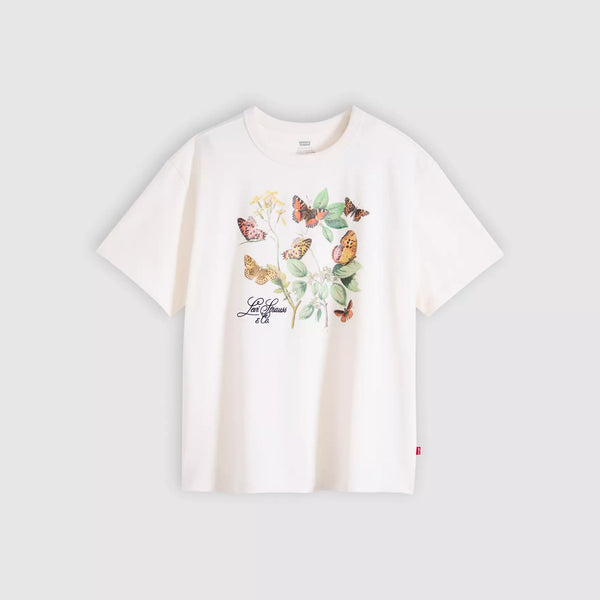 LEVI'S (LN) Butterfly + floral print tee! 8-10