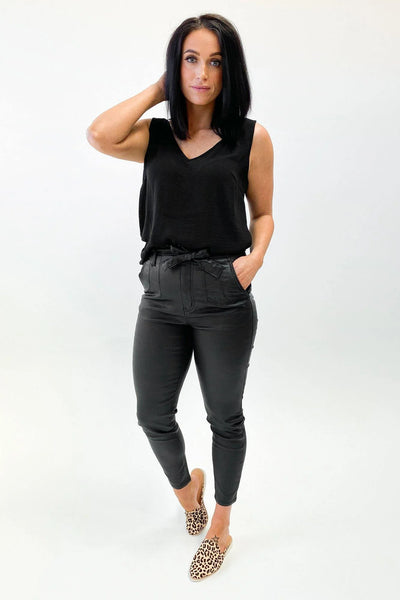 WAKEE - Alex tie front coated jeans! 12