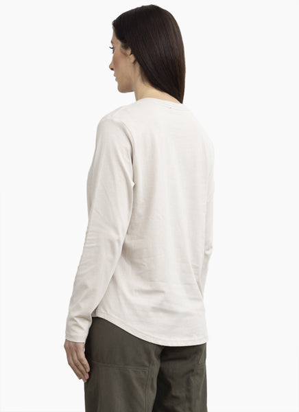 X LAB - Line brushstroke L/S tee - Bone! 14-16