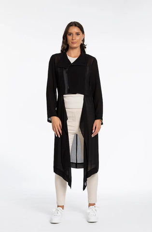 X.LAB (NZ) Arctic whisper viscose sheer jacket! 12