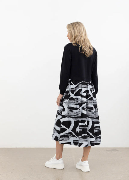 X LAB (LN) NZ - Conscious dress - Ivory print! 12-14