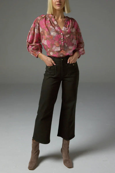 ZOE KRATZMANN - Ramie Stage top - Blush blur! 12-14
