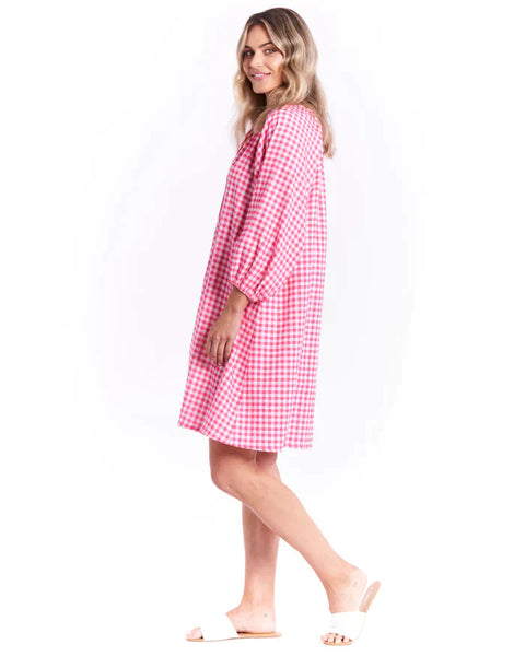 BETTY BASICS - Penny lane pink gingham dress! 10-12