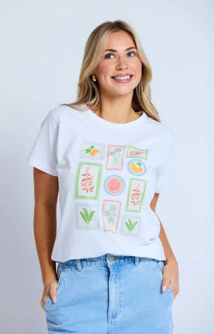 STELLA + GEMMA (LN) Postcards from Italy "Ace" tee! 10